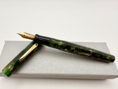 WAHL EVERSHARP OVERSIZE DORIC ROLLER CLIP KASHMIR FOUNTAIN PEN EF 14K MANIFOLD