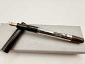 WATERMAN 452 BHR STERLING OVERLAY FOUNTAIN PEN F 14K #2 FLEX NIB