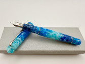 LEONARDO MOMENTO ZERO ALOHA FOUNTAIN PEN EXTRA FINE NIB