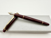 MONTBLANC MEISTERSTUCK 144 BORDEAUX FOUNTAIN PEN F 14K