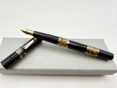 THE SALZ PEN EYEDROPPER FILL FOUNTAIN PEN BCHR F #6 FLEX NIB