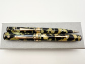 WAHL EVERSHARP OS DECOBAND BLACK & PEARL FOUNTAIN PEN & PENCIL SET F 14K