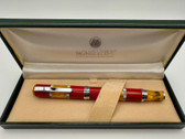 MONTEVERDE REGATTA SUNSET RED FOUNTAIN PEN M NIB