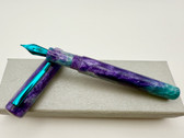 HINZE PEN COMPANY B24 MAJESTIC MERMAID FOUNTAIN PEN MEDIUM NIB