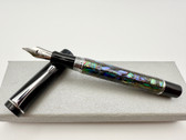 CONKLIN DURAGRAPH ABALONE NIGHTS FOUNTAIN PEN BROAD NIB