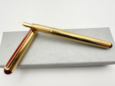 WATERMAN PIERRE DURE FOUNTAIN PEN CARNELIAN CABOCHON STONES F 18K