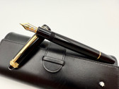 MONTBLANC MEISTERSTUCK 75 YEARS OF PASSION 147 TRAVELER FOUNTAIN PEN M 18K