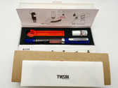 TWSBI ECO PISTON FILL BLUE DEMONSTRATOR FOUNTAIN PEN STUB 1.1 NIB