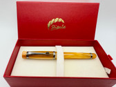 STIPULA CASTONI CHIC TIGER EYE FOUNTAIN PEN M NIB IN BOX