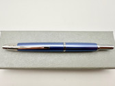 PILOT DECIMO LIGHT BLUE VANISHING POINT FOUNTAIN PEN EF 18K