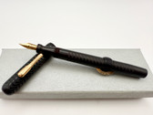 CONKLIN 20 CRESCENT FILLER BCHR FOUNTAIN PEN #2 F 14K BUTTER FLEX MINTY
