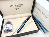 LEONARDO MOMENTO ZERO GRANDE CORSANI ABYSS CELLULOID LE FOUNTAIN PEN F 14K 47/48