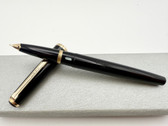LAMY 27 30 FOUNTAIN PEN BLACK GOLD TRIM F 14K