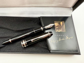 MONTBLANC MEISTERSTUCK PLATINUM MOZART FOUNTAIN PEN F 14K NEW IN BOX