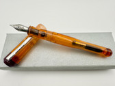 FRANKLIN CHRISTOPH MODEL 02 AMBER CINNA FOUNTAIN PEN EF NIB