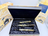 MONTBLANC WRITERS EDITION OSCAR WILDE SET FOUNTAIN PEN BALLPOINT PECIL M 18K NEW IN BOX