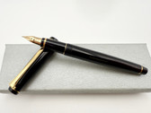 NAMIKI FALCON BLACK GOLD FOUNTAIN PEN 14K SOFT FINE