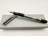 WATERMAN 452 STERLING GOTCHIC OVERLAY FOUNTAIN PEN F #2 14K SMOOTH