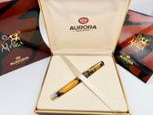 AURORA AFRIKA TORTOISE BROWN LIMITED EDITION BALLPOINT PEN NEW IN BOX