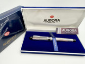 AURORA IPSILOM B74 STERLING SILVER ROLLERBALL PEN NEW IN BOX