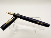 MOORE L-94 OVERSIZE DEEP BLUE FOUNTAIN PEN F 14K SMOOTH NIB