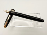 WATERMAN 513 FOUNTAIN PEN BLACK GF TRIM F 2A 14K FLEX