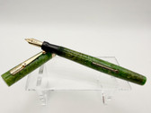 SWAN 44 ETN SELF FILLING JADE GREEN FOUNTAIN PEN F 14K