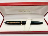 SHEAFFER BALANCE II HUNTER GREEN FOUNTAIN PEN M 18K