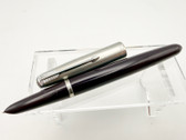 PARKER 51 RARE PLUM DEMI AEROMETRIC FOUNTAIN PEN F 14K
