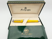 MONTEGRAPPA PAROLA YELLOW FOUNTAIN PEN M NIB