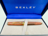 BEXLEY OWNERS CLUB 2009 LE RED BLACK EBONITE FOUNTAIN PEN F 18K