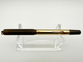 WATERMAN 52 1/2 BHR GOLD OVERLAY FOUNTAIN PEN M 14K FLEXY NIB