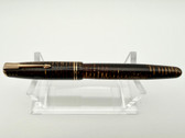 PARKER VACUMATIC GOLD PEARL FOUNTAIN PEN F 14K EXCELLENT