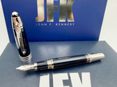 MONTBLANC GREAT CHARACTERS JOHN F KENNEDY FOUNTAIN PEN M 14K
