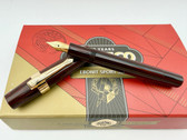 KAWECO SPORT 140 YEARS ANNIVERSARY EBONITE FOUNTAIN PEN F NIB