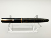PARKER THRIFT ERA PREMIERE FOUNTAIN PEN BLUE BLACK MARBLE F 14K