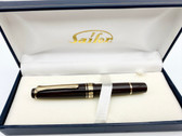 SAILOR PROFESSIONAL GEAR SLIM MINI PUFF BROWN FOUNTAIN PEN MF 14K