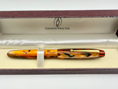 EDISON COLLIER ANTIQUE MARBLE FOUNTAIN PEN M NIB