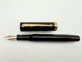 MAGNA CARTA MAG 600 BLACK FOUNTAIN PEN 14K EF BUTTER FLEX NIB