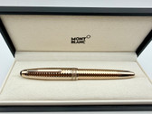 MONTBLANC MEISTERSTUCK GEOMETRY SOLITAIRE CHAMPAGNE LeGRAND FOUNTAIN PEN M 18K