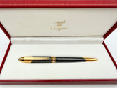 CARTIER COUGAR TRINITY GUNMETAL GOLD PLATED BALLPOINT PEN 
