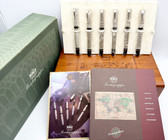 MONTEGRAPPA LIMITED EDITION COSMOPOLITAN 1ST SERIES 6PC FOUNTAIN PEN SET M 18K