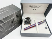 LEONARDO ESSENZA ETNA EBONITE FOUNTAIN PEN EF NIB