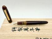 NAKAYA PORTABLE WRITER HEKI-TAMENURI URUSHI FOUNTAIN PEN F 14K