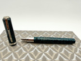 VISCONTI WALL STREET BLUE PEARL CELLULOID ROLLERBALL PEN 