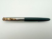 VINTAGE PARKER 51 VACUMATIC BETTY GRABLE CLIP DOVE GREY FOUNTAIN PEN F 14K