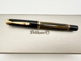 PELIKAN M800 SOUVERAN 2013 SPECIAL EDITION TORTOISE BROWN FOUNTAIN PEN M 18K