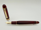 PLATINUM CENTURY 3776 FOUNTAIN PEN BOURGOGNE UEF 14K NIB