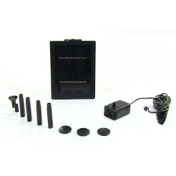 Sunnydaze Solar Pump and Solar Panel Kit With 5 Spray Heads, 40 GPH, 24-Inch Lift