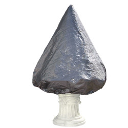Sunnydaze Small Tiered Gray Fountain Cover - 38" H x 44"D